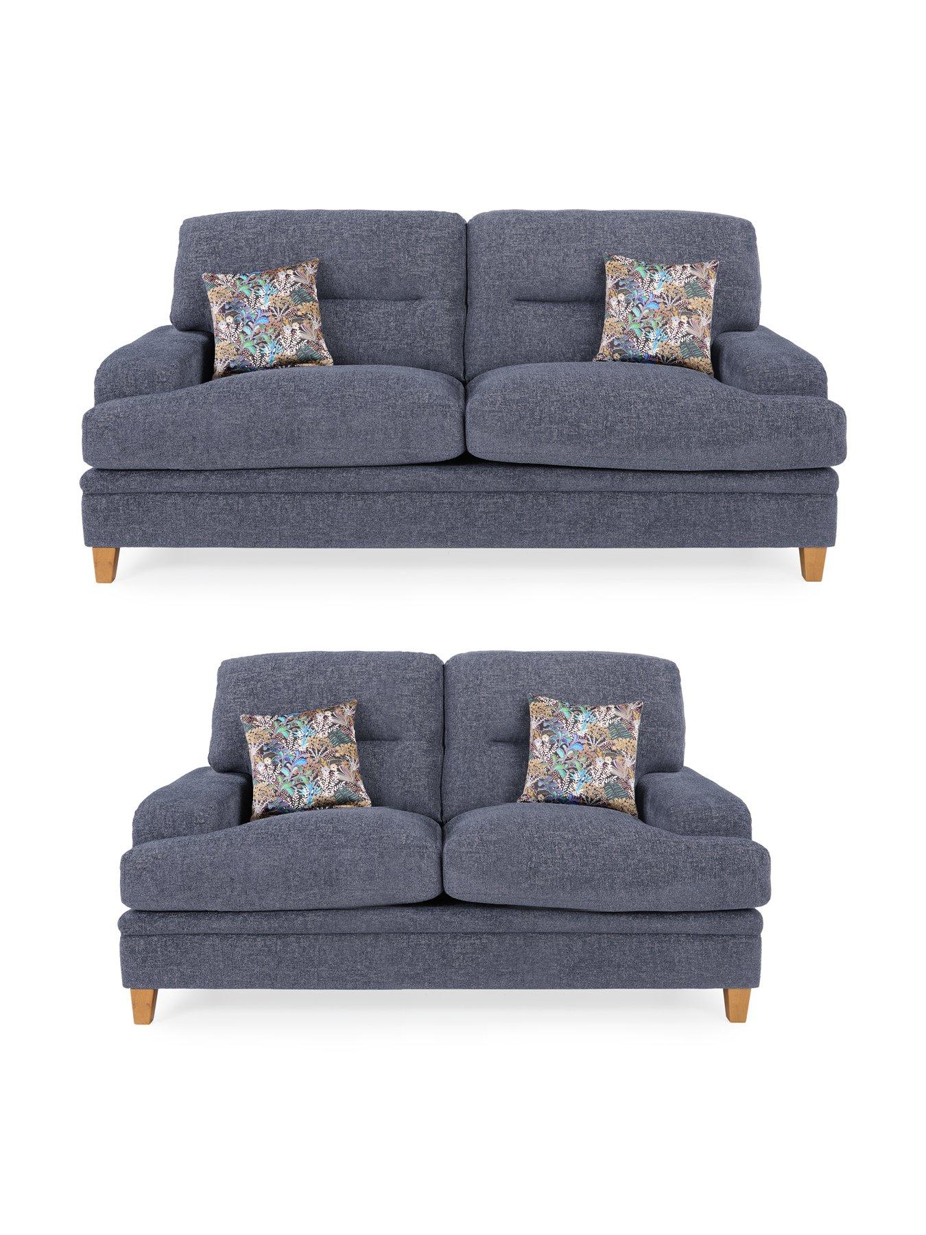 undefined Trieste 3 Seater + 2 Seater Fabric Sofa Set (Buy and SAVE!)