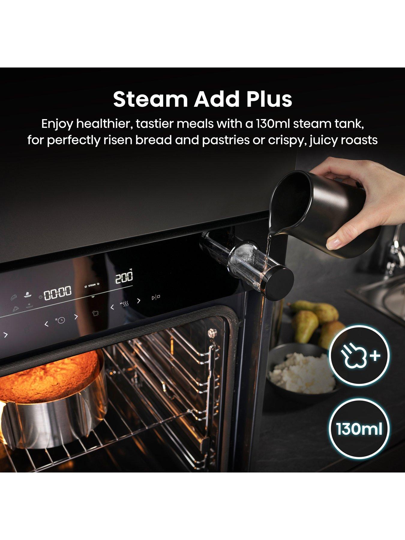 Image 4 of 8 of Hisense Hi6 BlackLine BSA66346ADBGUK Built-In Electric Single Oven - Steam Add Plus, Wi-Fi Enabled - Jet Black