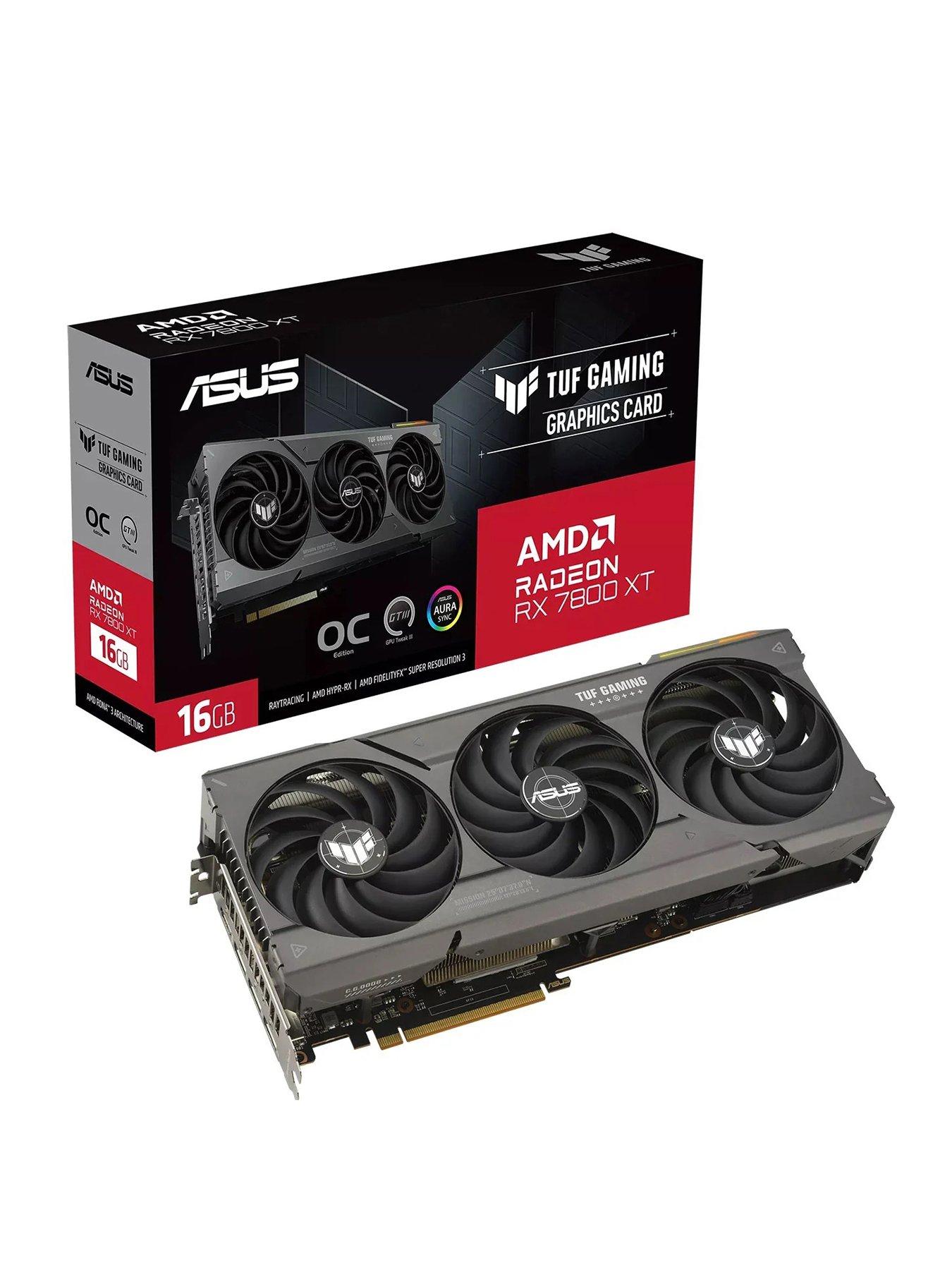 Image 1 of 5 of Asus RX 7800 XT 16GB TUF Gaming Overclocked Graphics Card