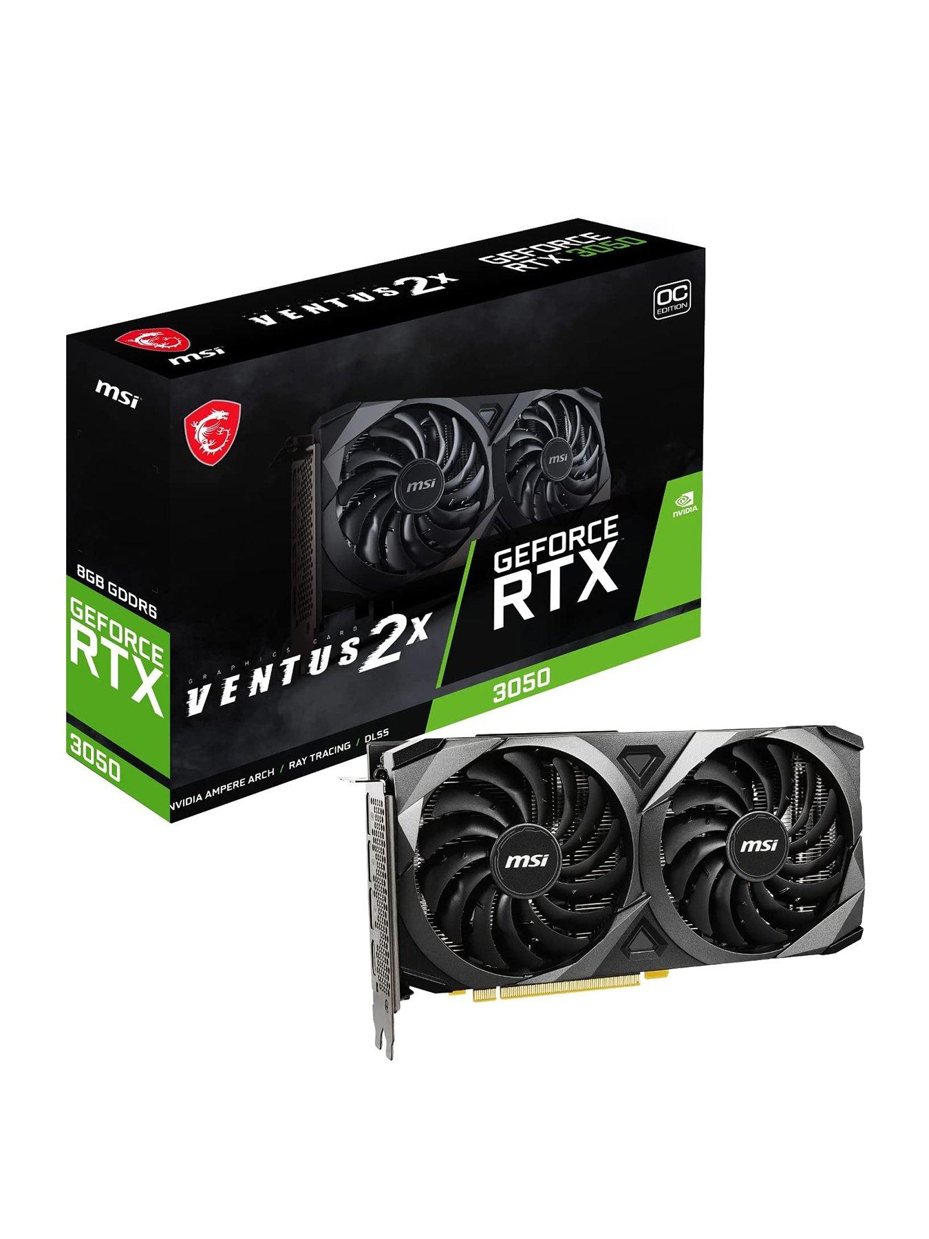 Image 1 of 6 of MSI RTX 3050 8GB Ventus 2X XS 8G OC Graphics Card