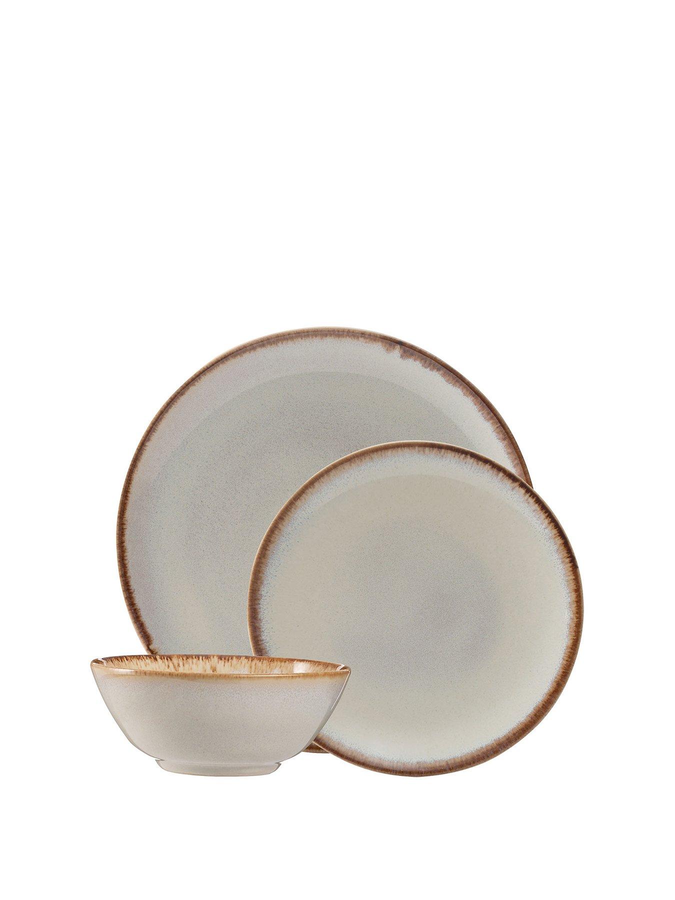 Image 2 of 4 of Mason Cash Reactive 12-Piece Dinner Set &ndash; Cream