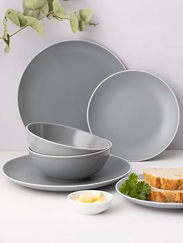 Product photograph of Mason Cash Classic Collection Grey 12pc Set from very.co.uk