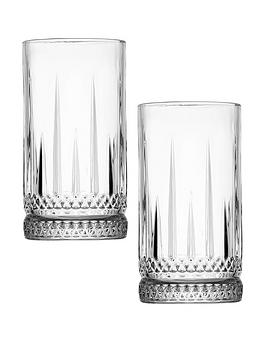 Product photograph of Ravenhead Winchester Set Of 2 Hiball Glasses from very.co.uk