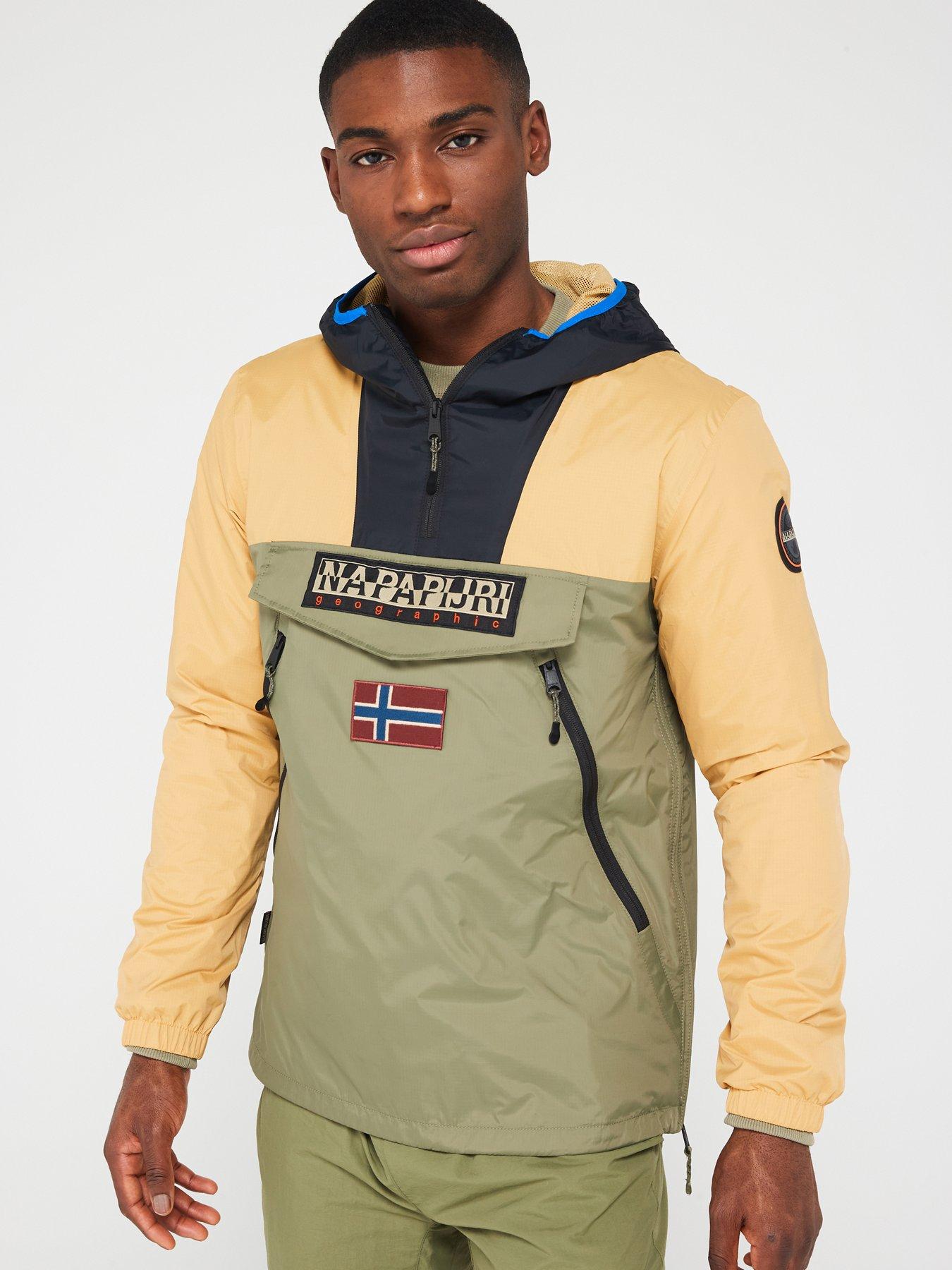 Khaki napapijri jacket hotsell