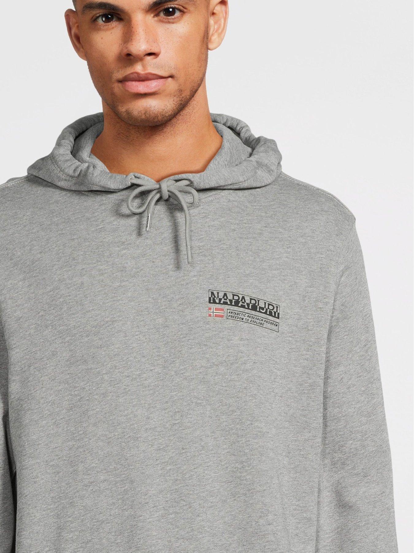 NAPAPIJRI Men s Kasba Overhead Hoodie Grey Very