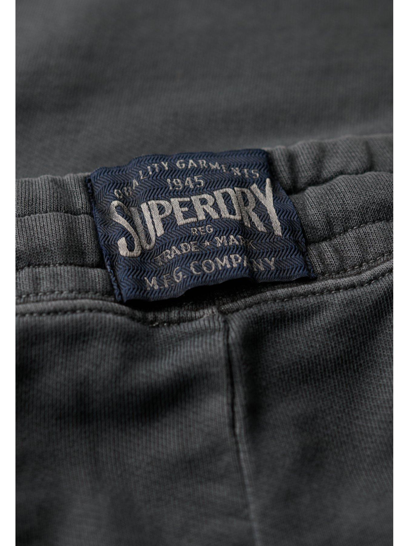 Superdry Vintage Wide Cargo Jogger - Black | Very.co.uk