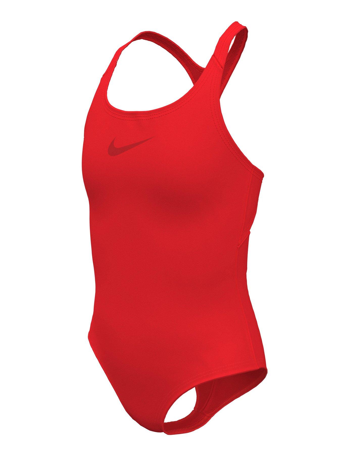 Image 1 of 3 of Nike Essential Girl's Racerback One Piece-pink