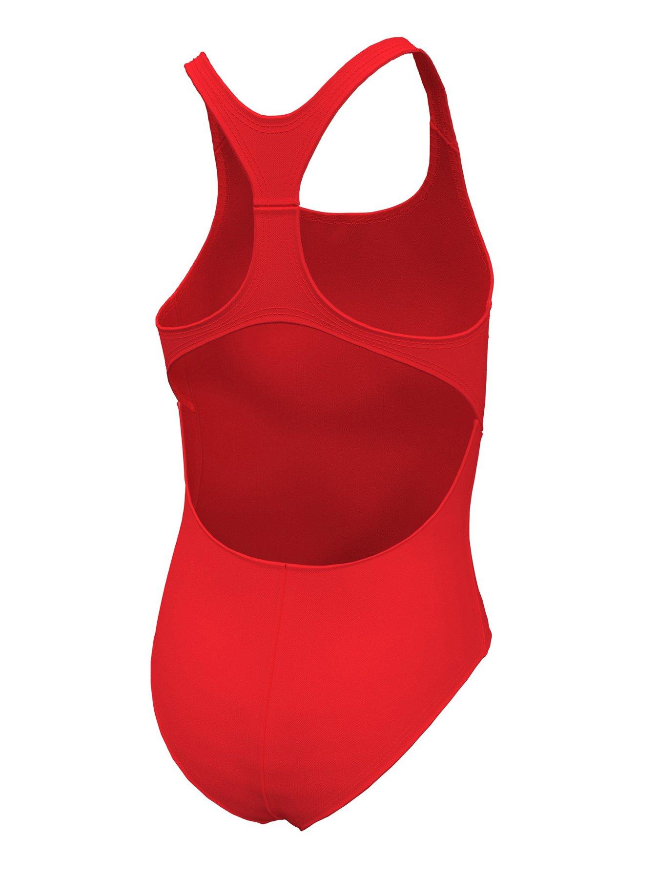Image 2 of 3 of Nike Essential Girl's Racerback One Piece-pink