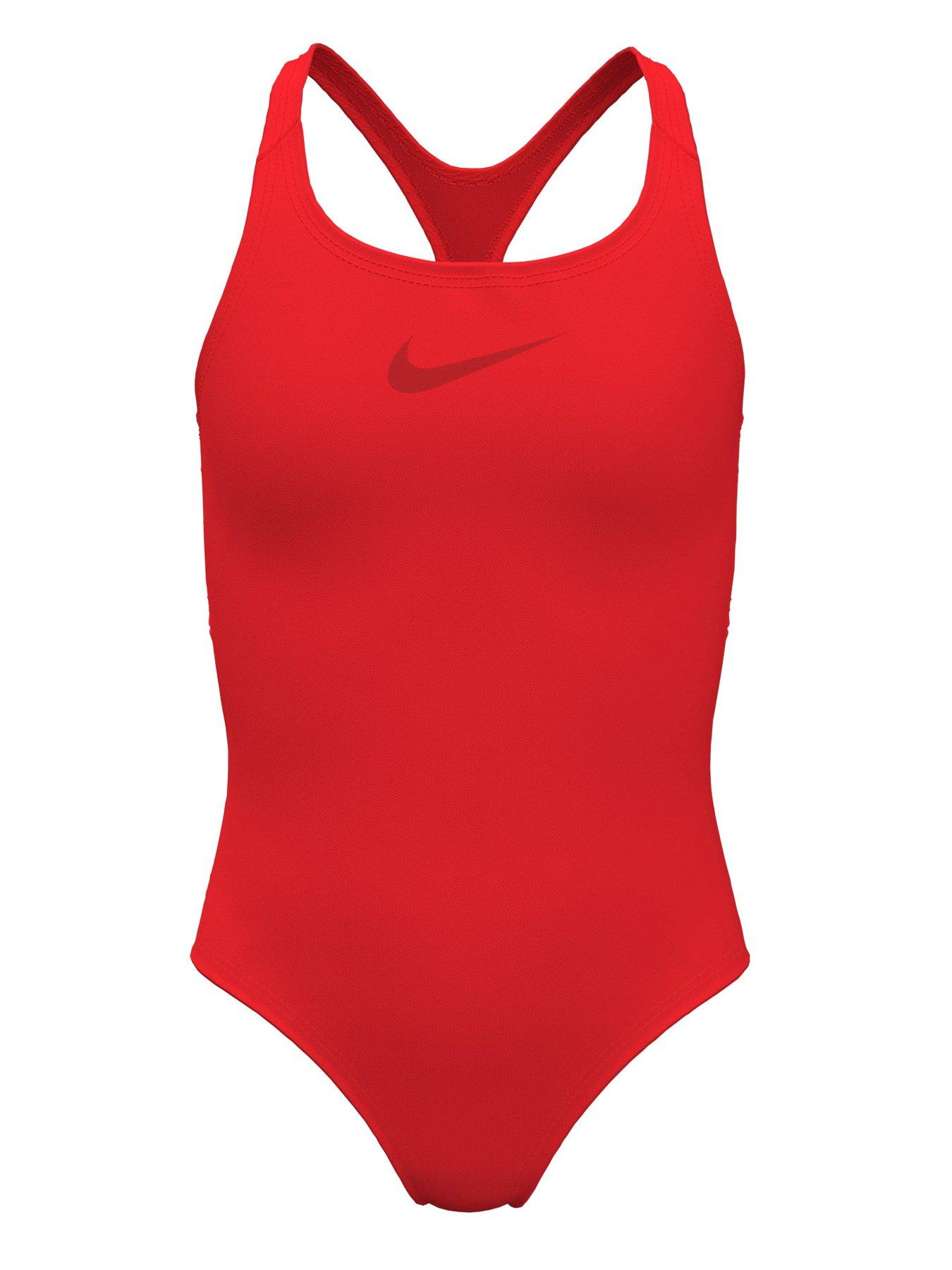 Image 3 of 3 of Nike Essential Girl's Racerback One Piece-pink