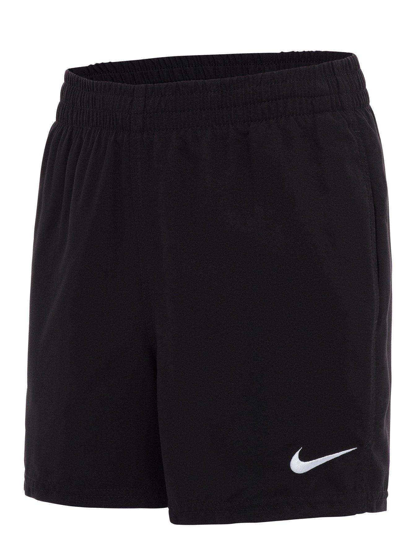 Image 1 of 3 of Nike Junior Boys 4 Inch Essential Volley Swim Short - Black