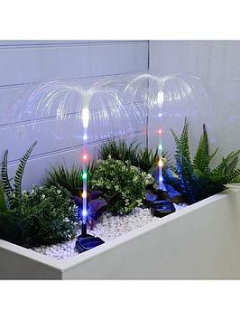 Product photograph of Streetwize Solar Jellyfish Stake Lights Pack Of 4 from very.co.uk