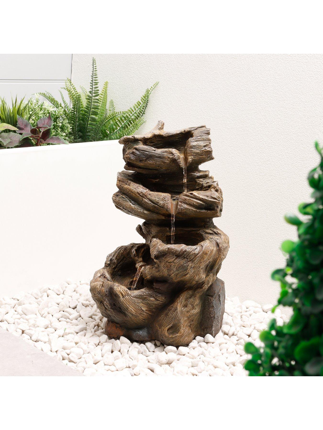 Product photograph of Streetwize Solar Rock Stack Fountain from very.co.uk