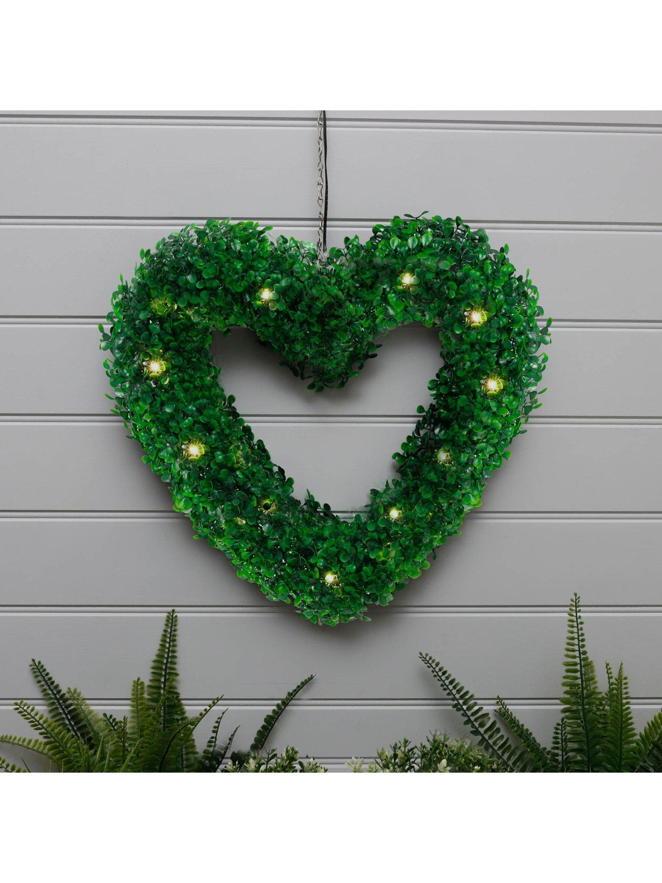 Product photograph of Streetwize Solar Hanging Topiary Heart Light from very.co.uk