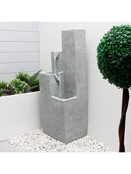 Product photograph of Streetwize Solar Water Feature - Cubic Falls from very.co.uk