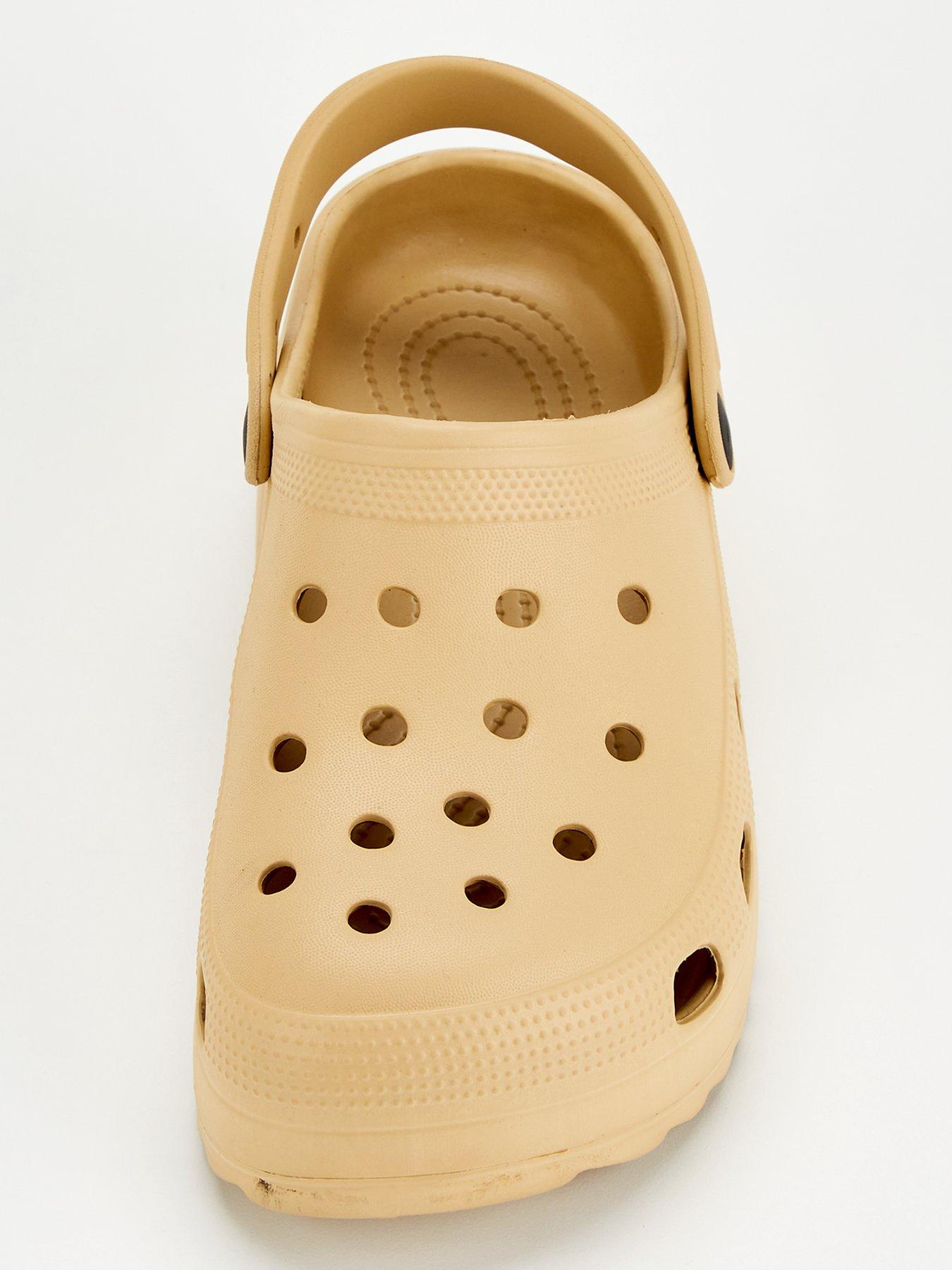 Everyday Closed Toe Clog - Natural | Very.co.uk