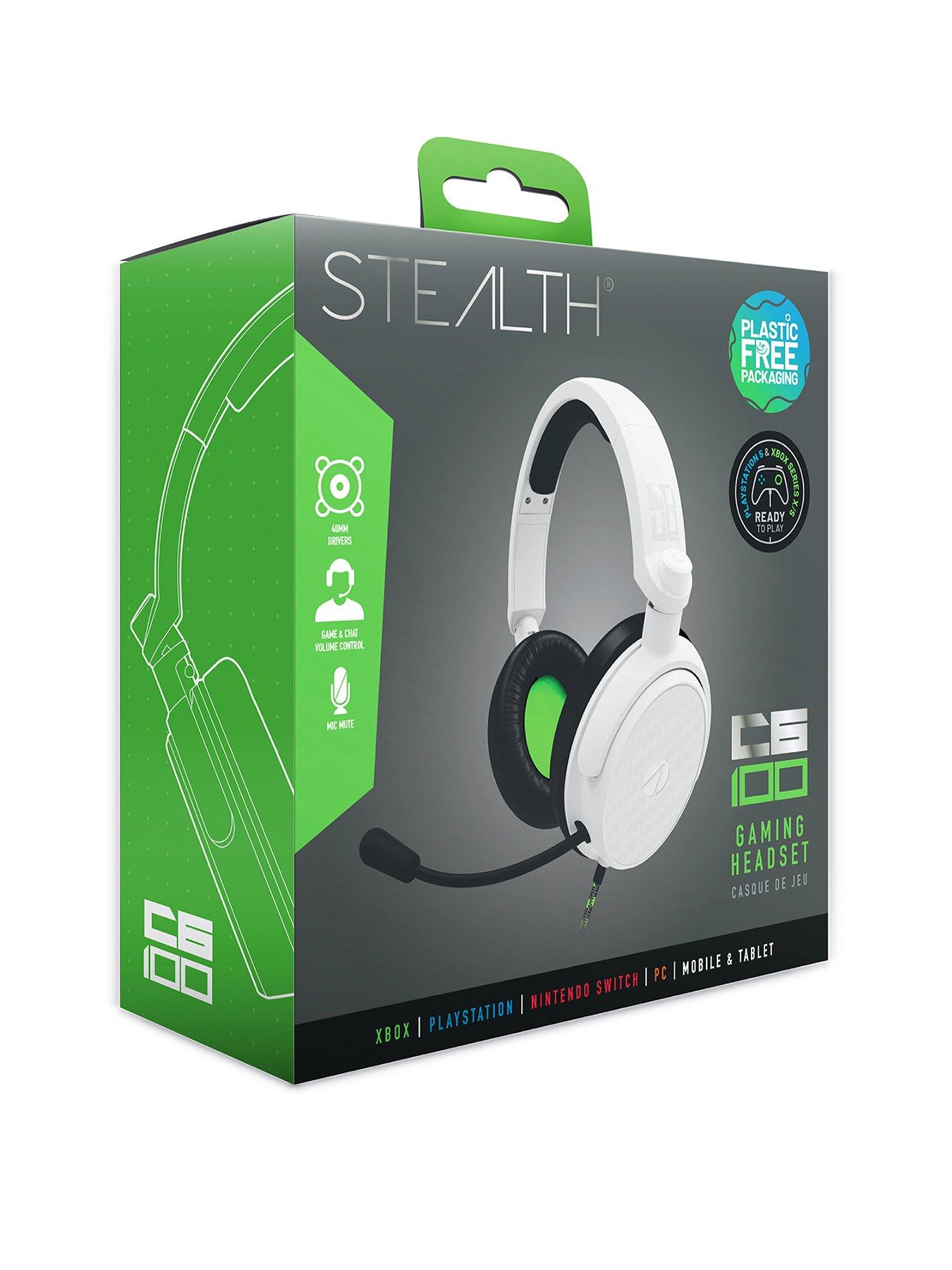 Stealth Gaming Headset for XBOX PS4 PS5 Switch PC White