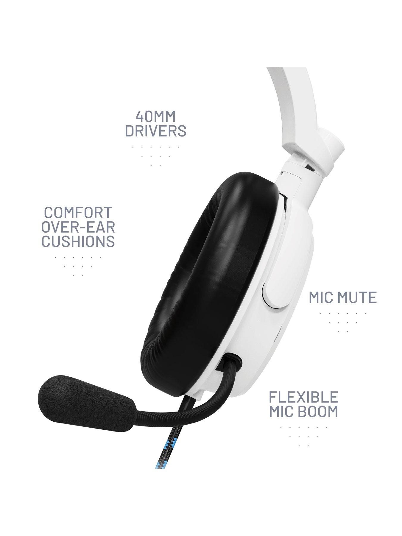 Image 5 of 7 of Stealth Gaming Headset for XBOX, PS4/PS5, Switch, PC - White &amp; Blue