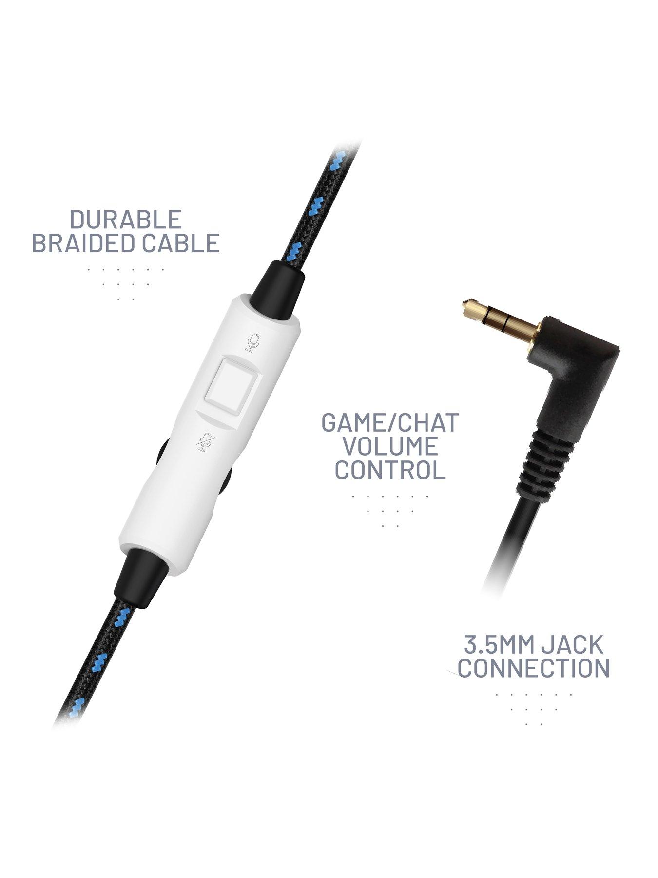 Image 7 of 7 of Stealth Gaming Headset for XBOX, PS4/PS5, Switch, PC - White &amp; Blue