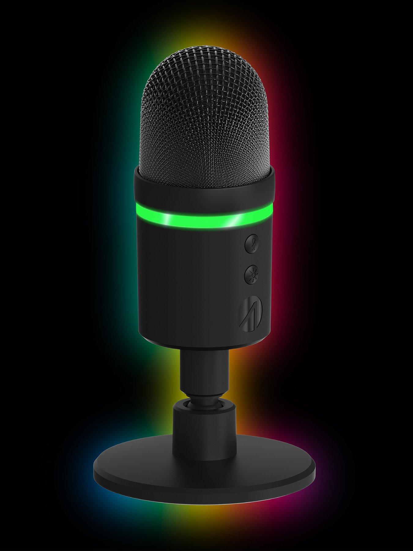 Image 3 of 7 of Stealth Light Up LED USB Streaming Mic - Black