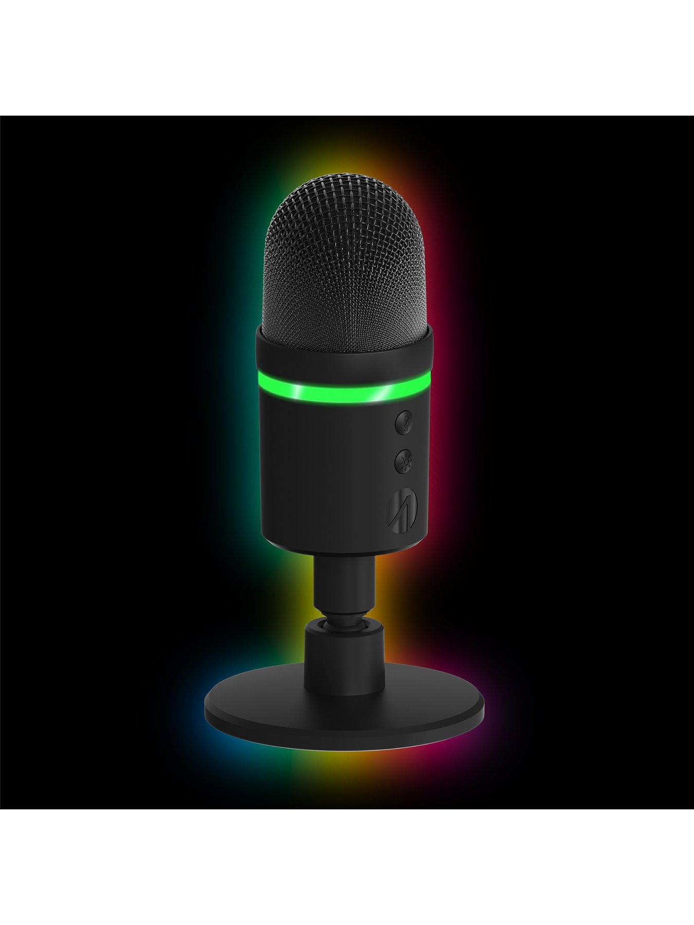 Image 4 of 7 of Stealth Light Up LED USB Streaming Mic - Black