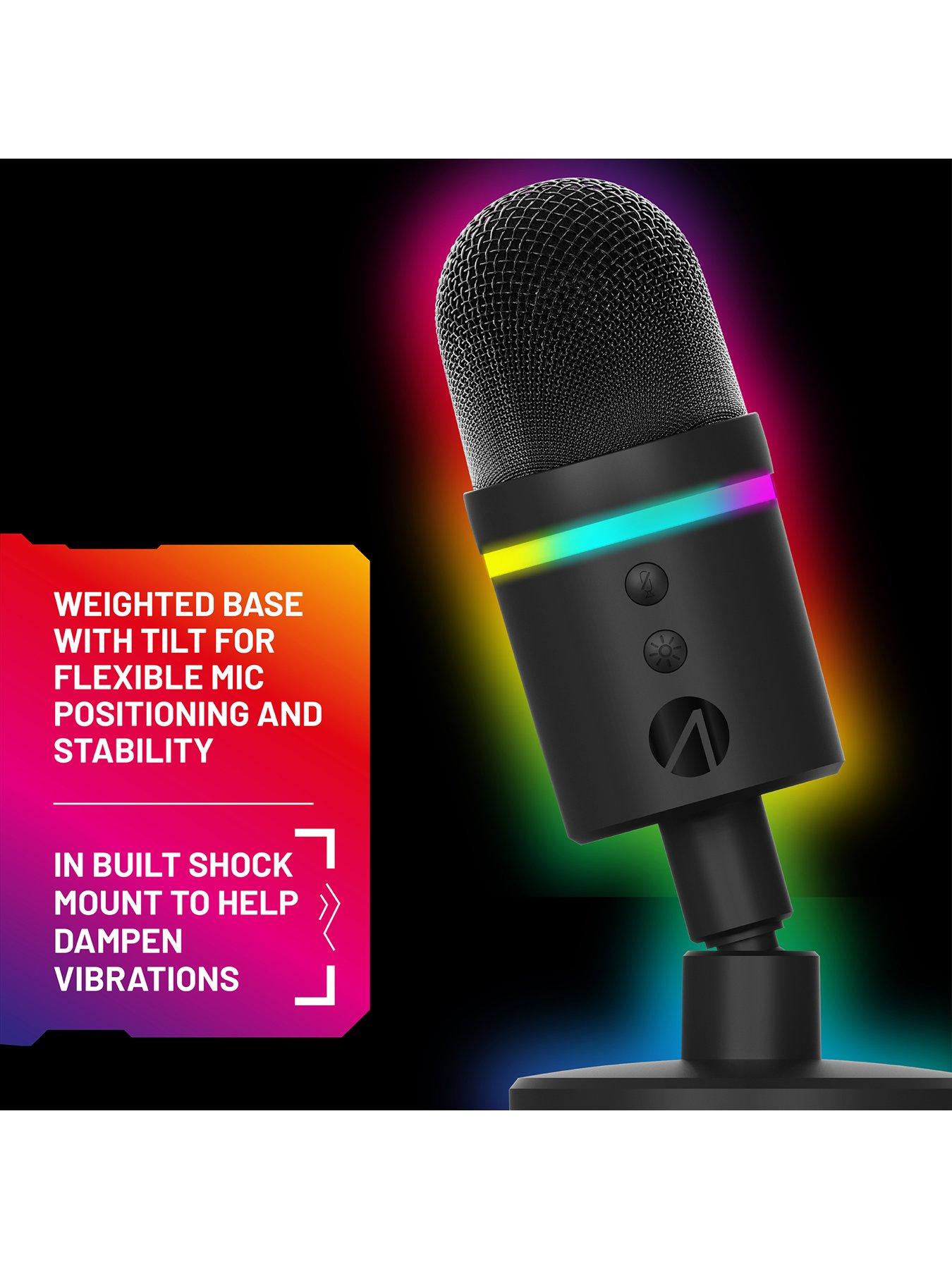 Image 6 of 7 of Stealth Light Up LED USB Streaming Mic - Black