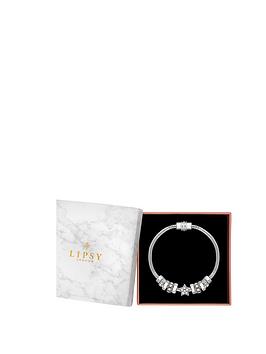 lipsy silver magnetic celestial charm bracelet - gift boxed
