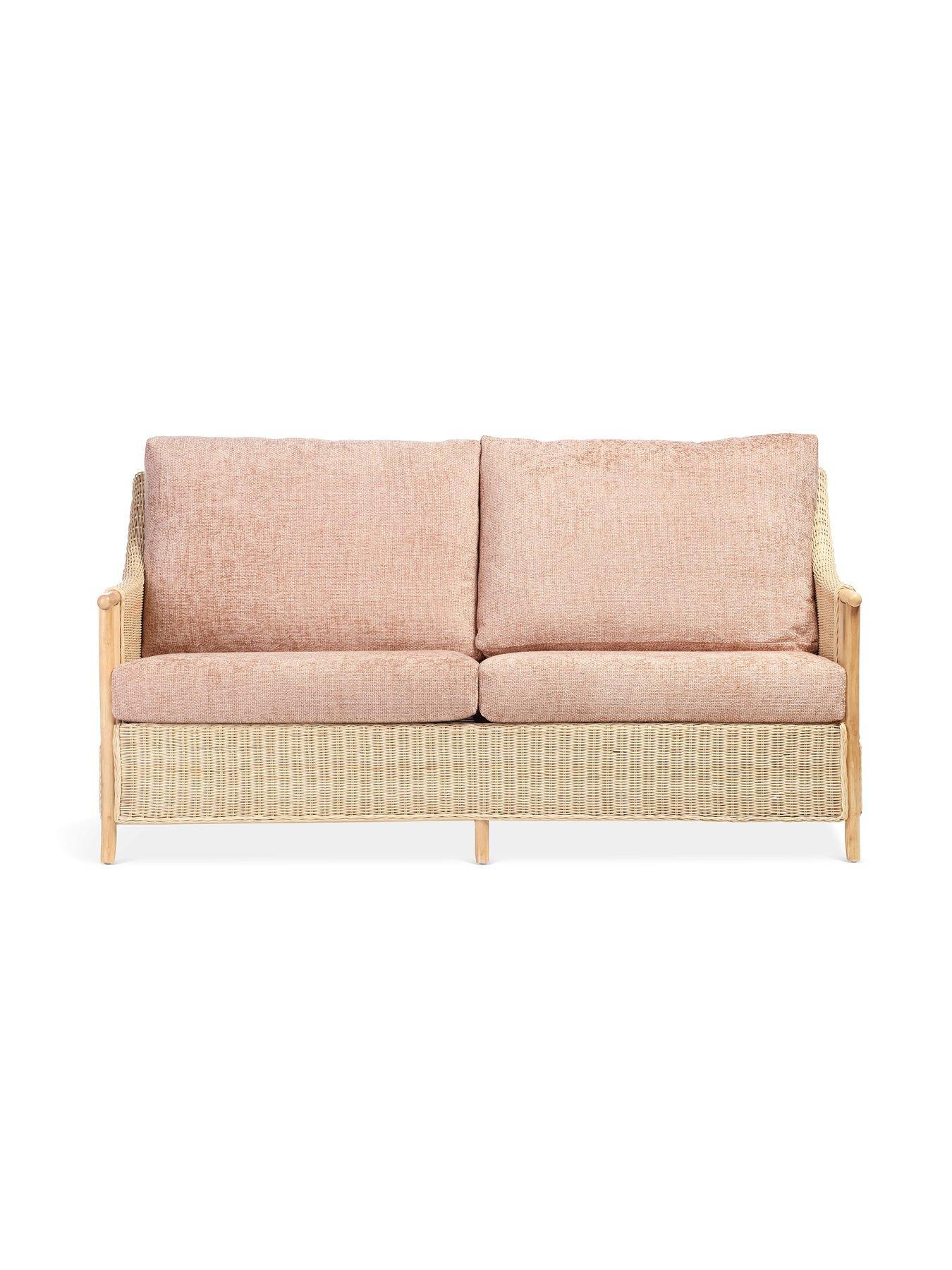 Product photograph of Desser Eden 3-seater Conservatory Sofa from very.co.uk