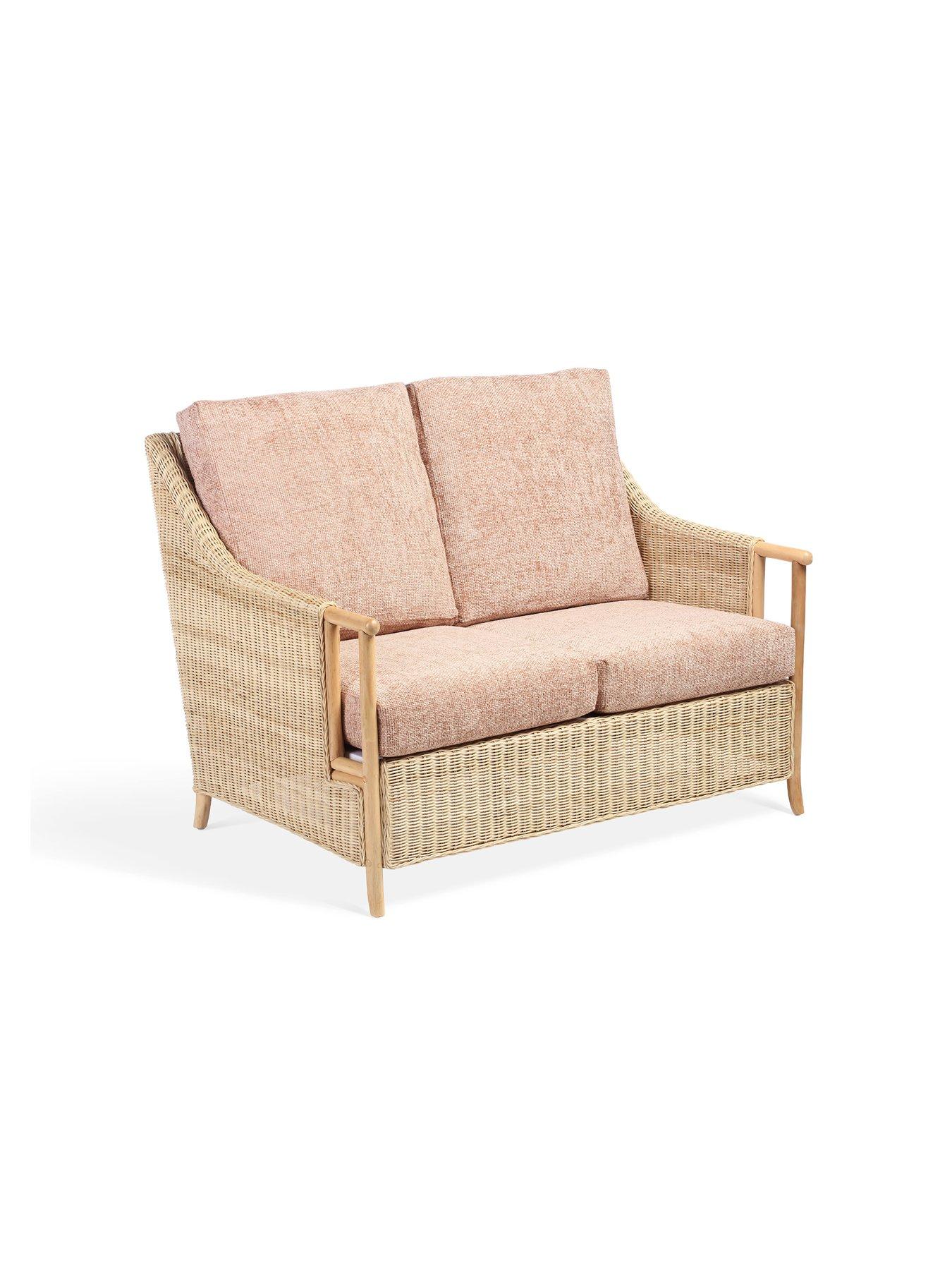 Product photograph of Desser Eden 2-seater Conservatory Sofa from very.co.uk