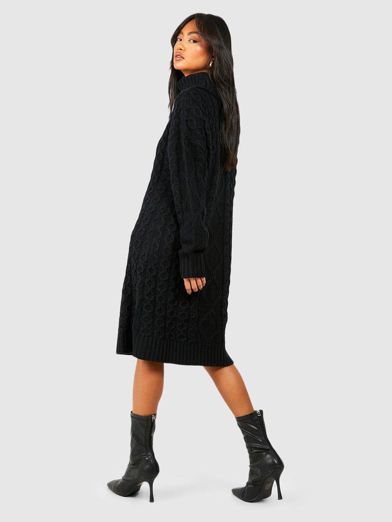 Oversized black hotsell jumper dress