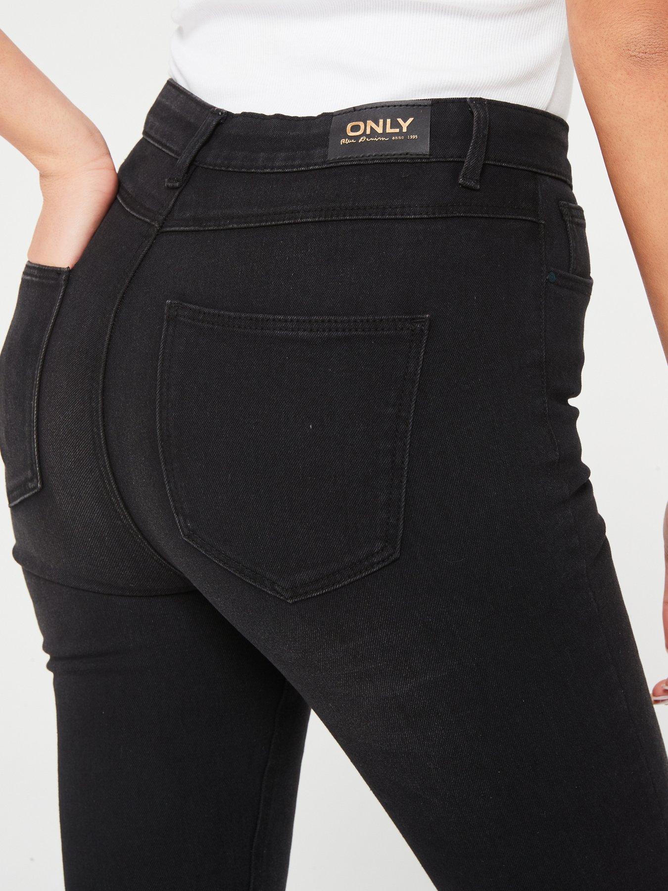 Only High Waist Skinny Jean - Black | Very.co.uk