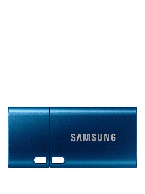 front image of samsung-type-c-blue-128gb