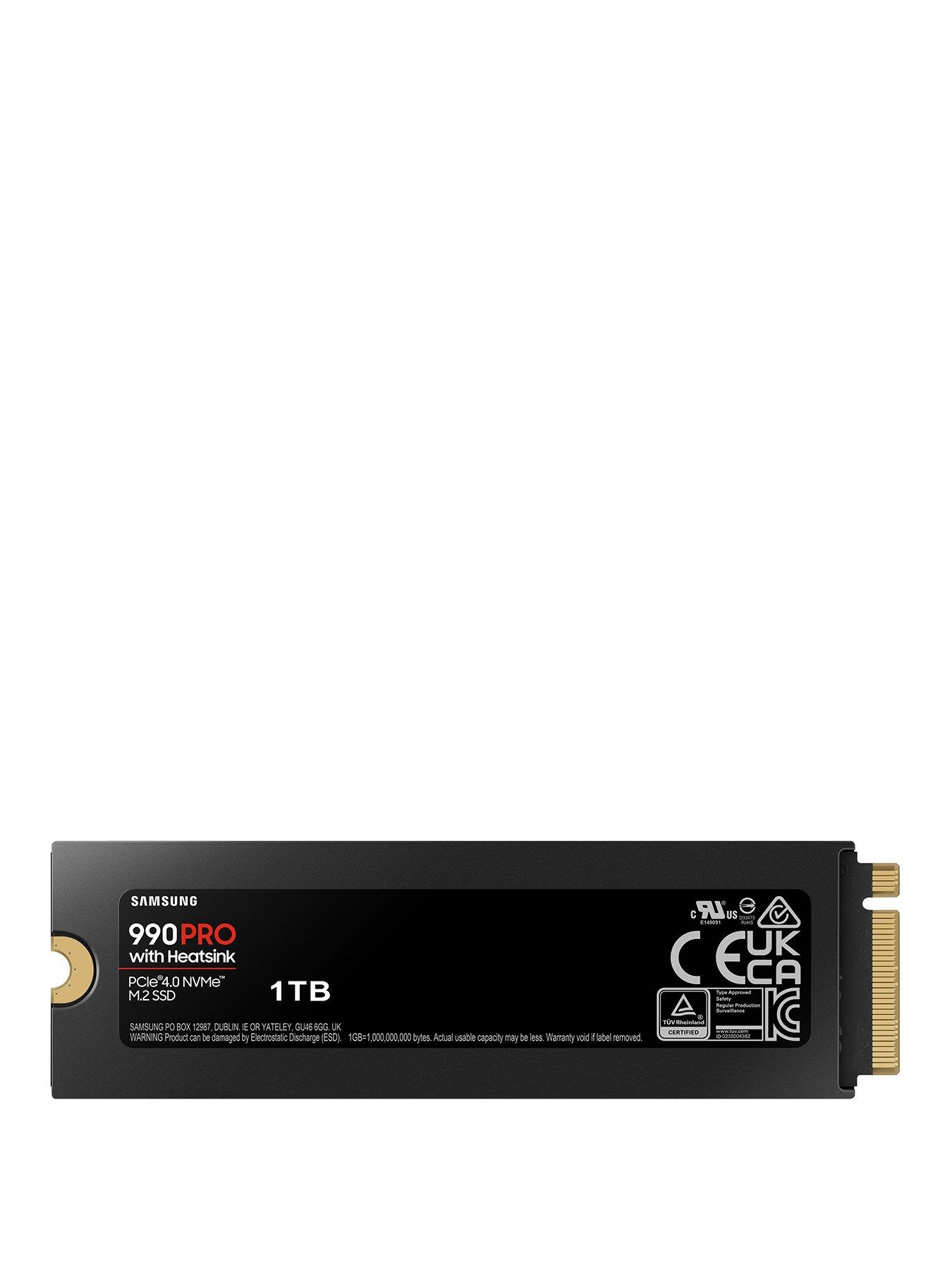 Samsung 990 Pro 1TB SSD with Heatsink | very.co.uk