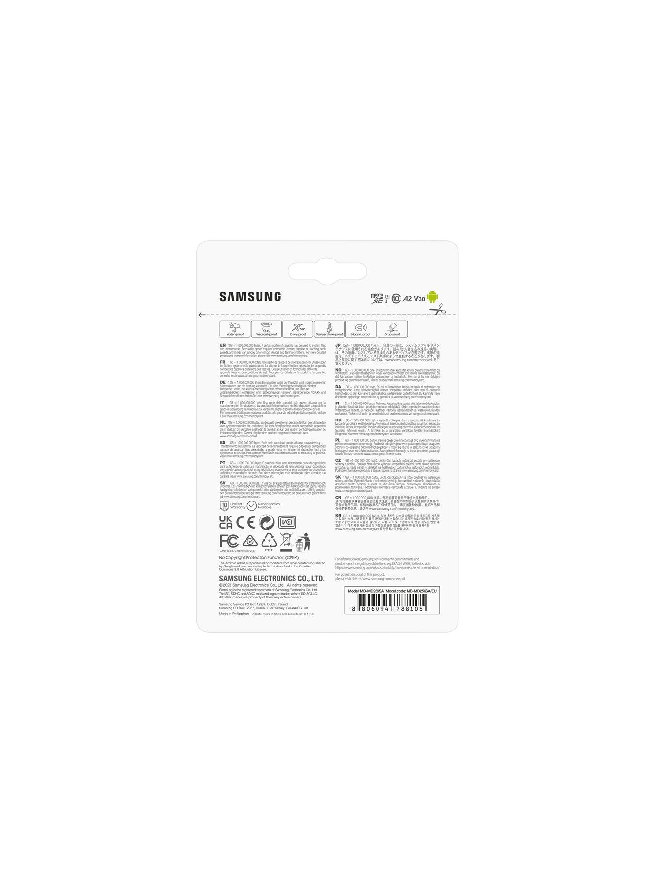 Image 5 of 5 of Samsung PRO Plus 256GB microSD with Adapter