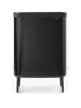 Product photograph of Brabantia 45 45-litre Bo Laundry Bin In Black from very.co.uk