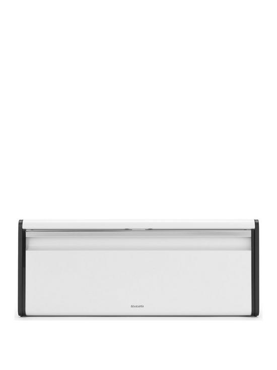 front image of brabantia-fall-front-bread-bin-in-white