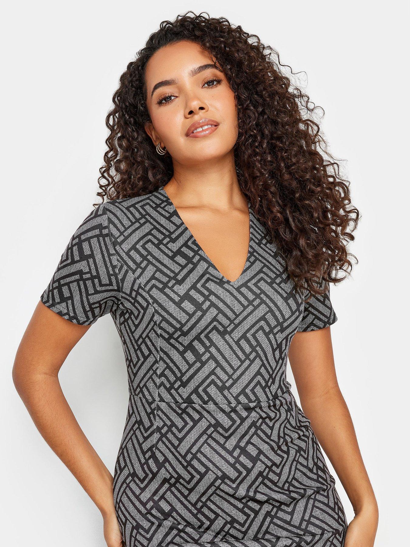 Mio Grey V-neck Sleeveless Maxi Dress and Hooded Crop Sweatshirt Set