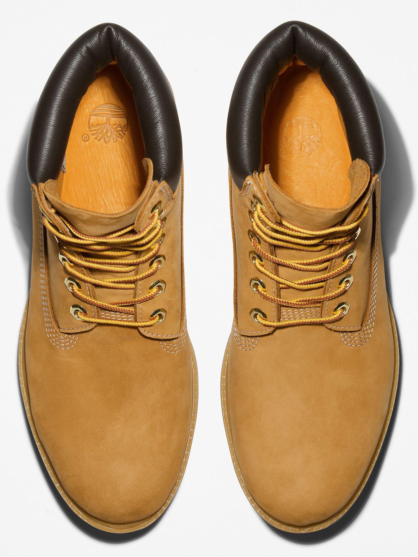 Image 3 of 6 of Timberland Premium 6 Inch Waterproof Lace Up Boots - Light Brown