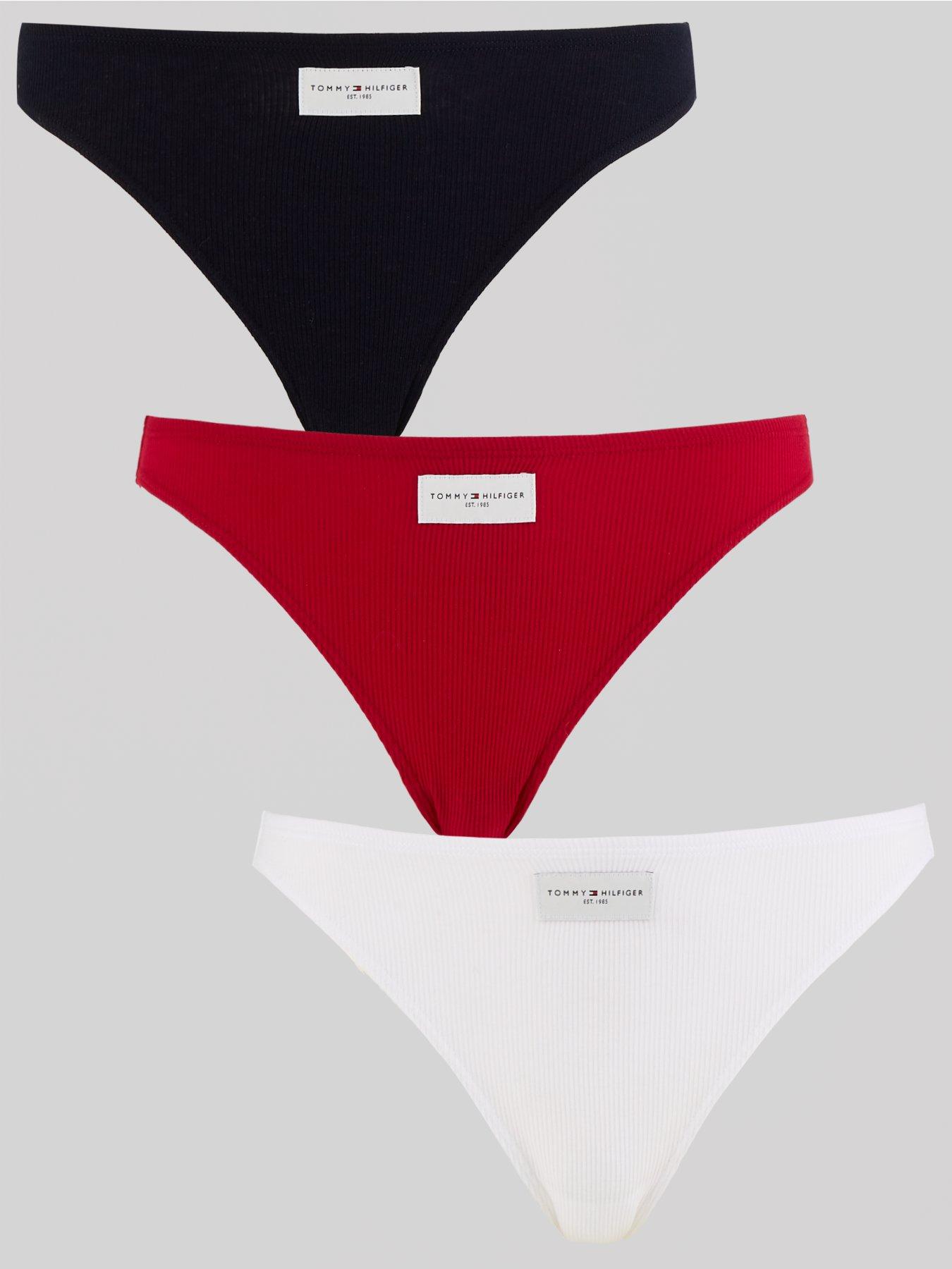 Tommy Hilfiger Women's Cotton Bikini Style Underwear Panty, Navy