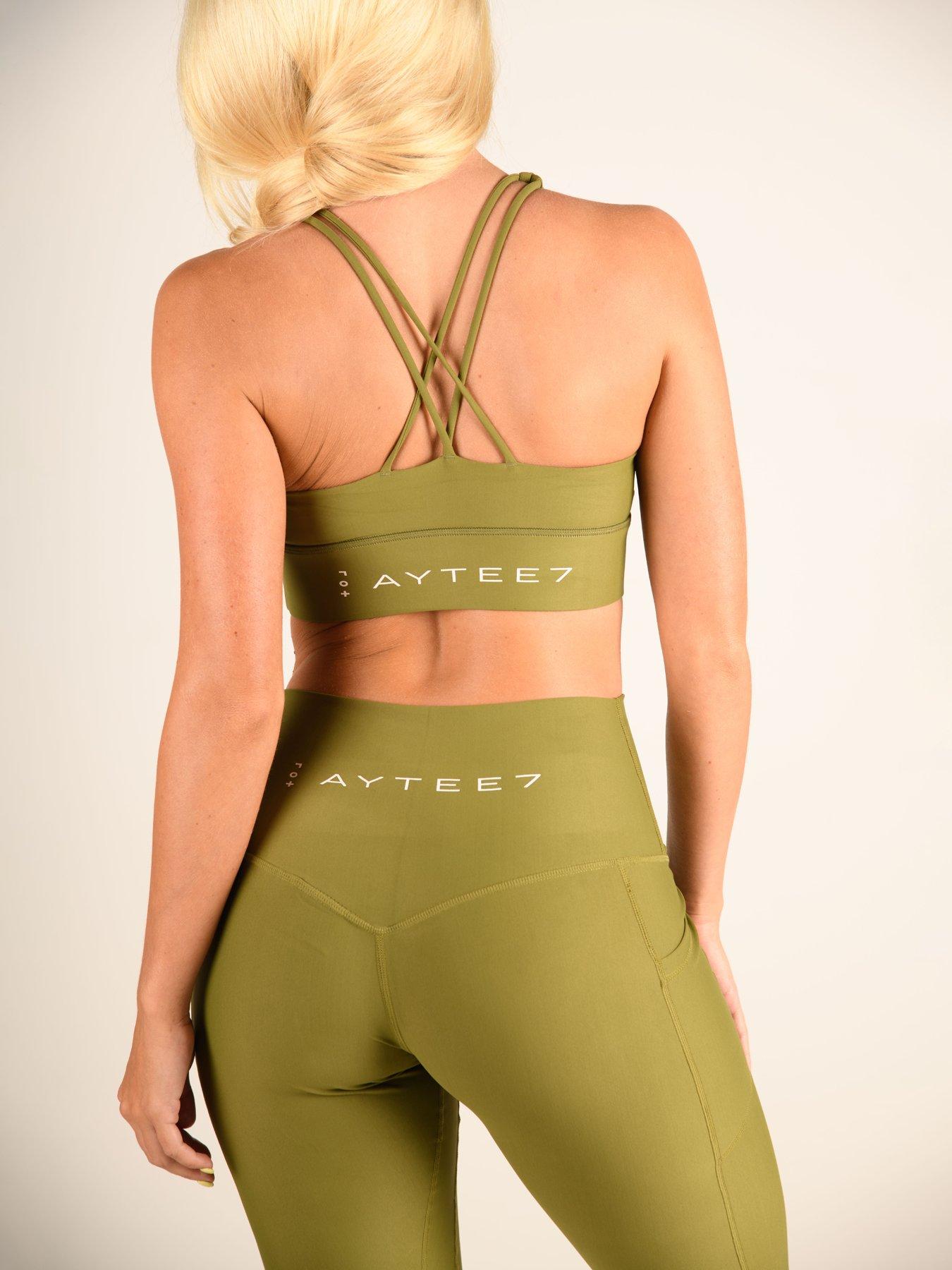 Image 1 of 2 of Aytee7 Womens No Nonsense Sports Bra - Khaki