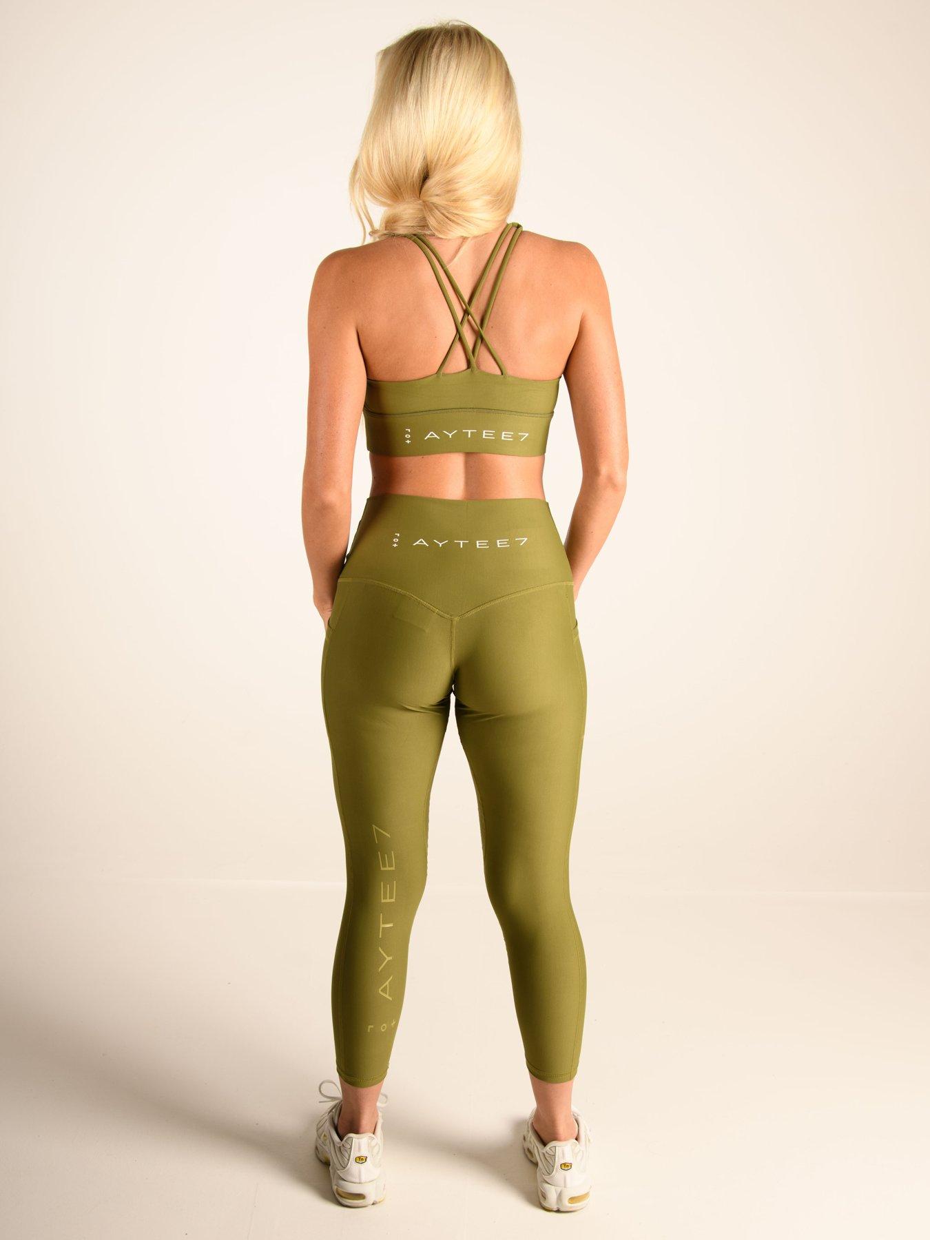 Image 2 of 2 of Aytee7 Womens No Nonsense Sports Bra - Khaki