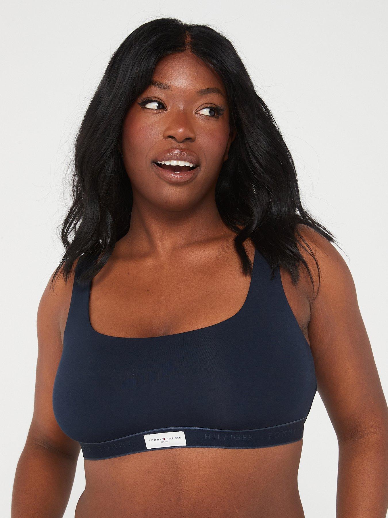 Established Unlined Bralette Navy