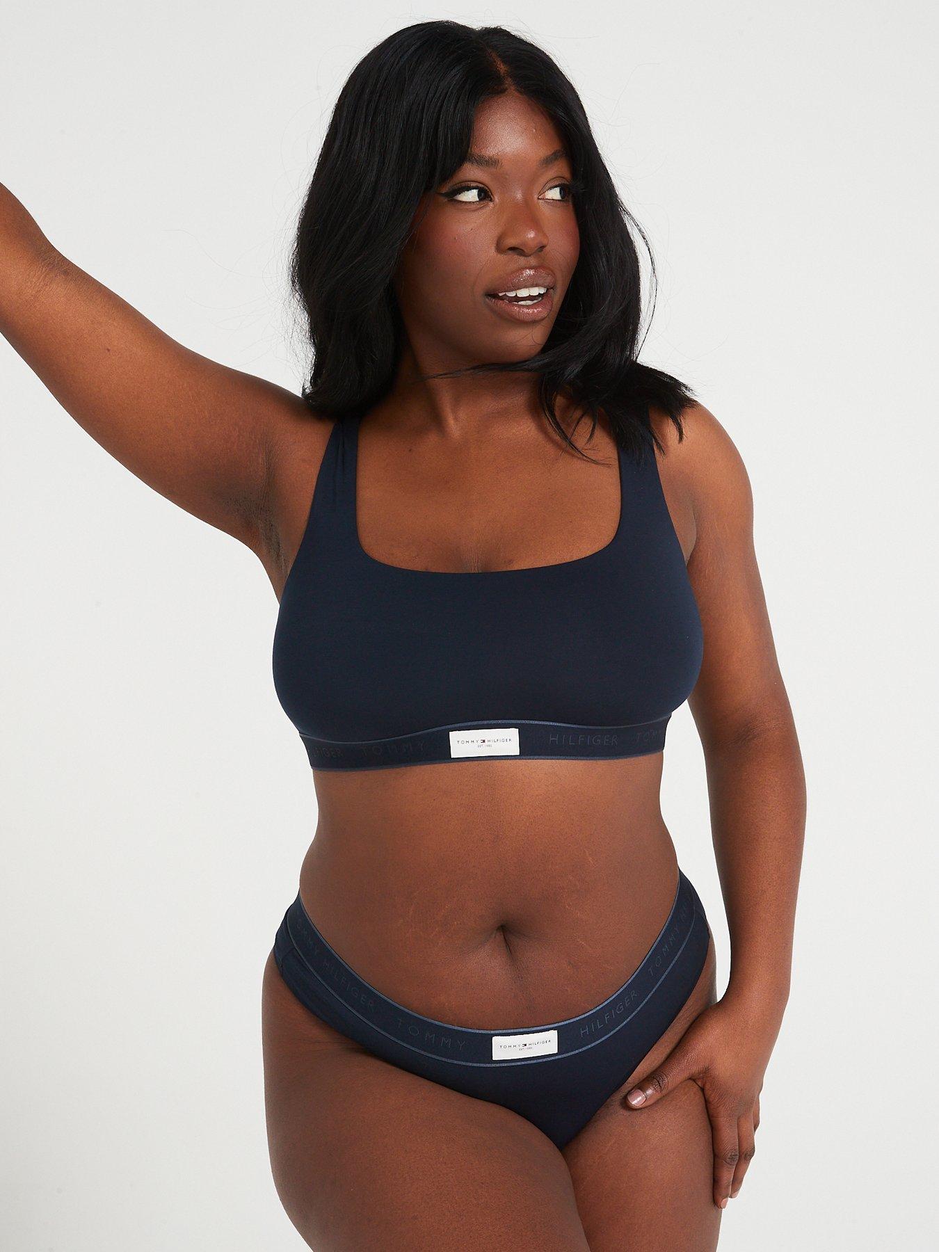 Established Unlined Bralette - Navy