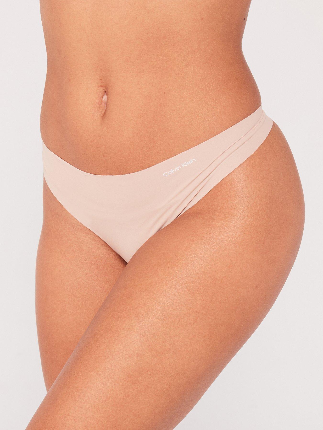 Image 1 of 3 of Calvin Klein Invisibles Thong - Brown