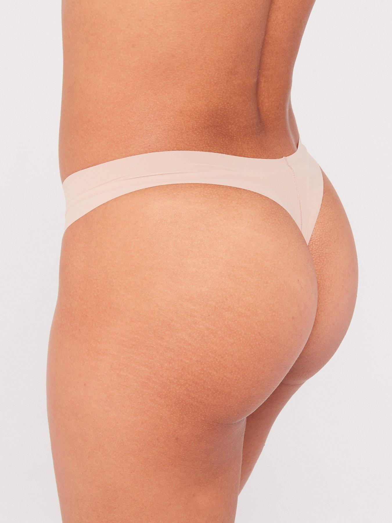 Image 2 of 3 of Calvin Klein Invisibles Thong - Brown