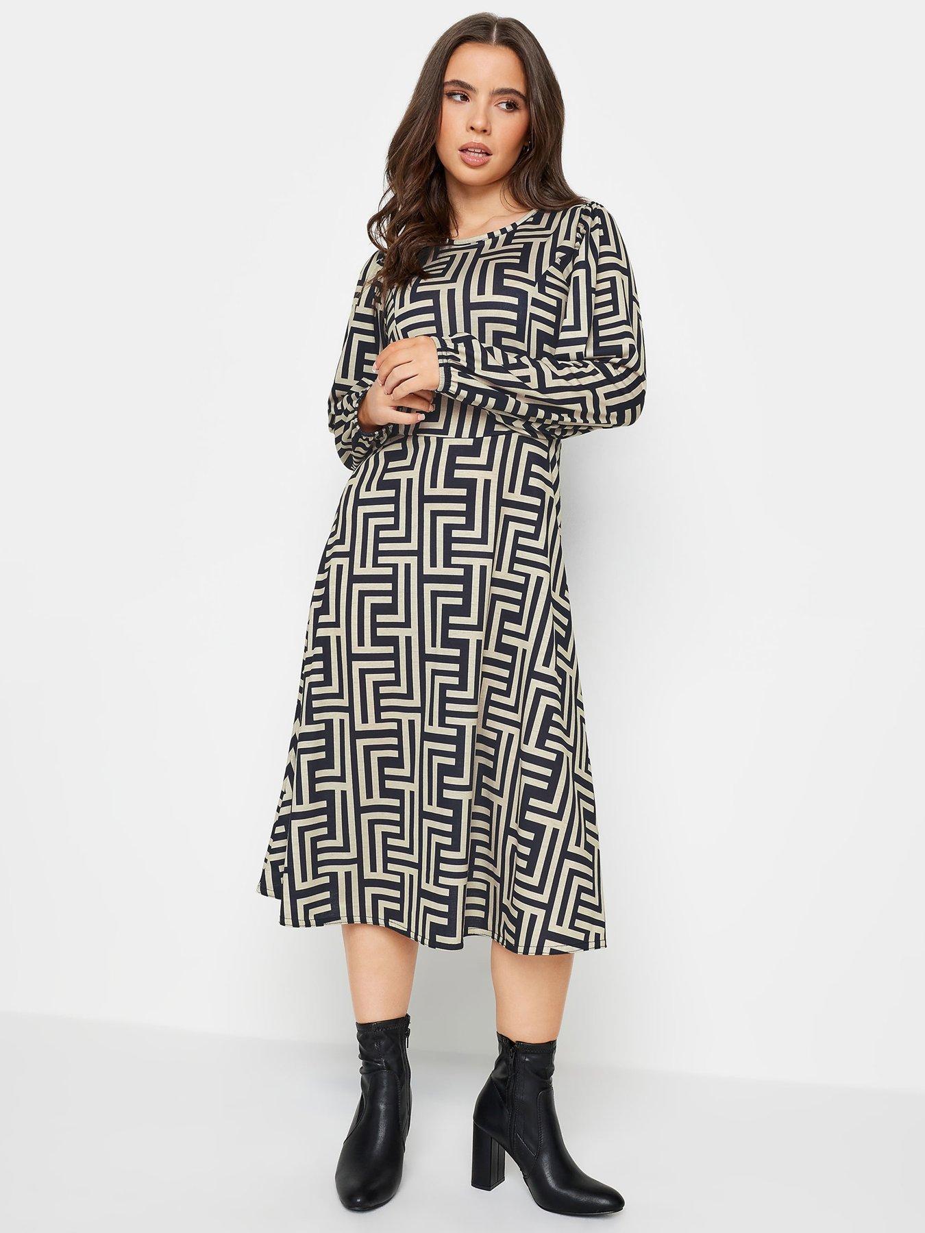 Long sleeve clearance neutral dress