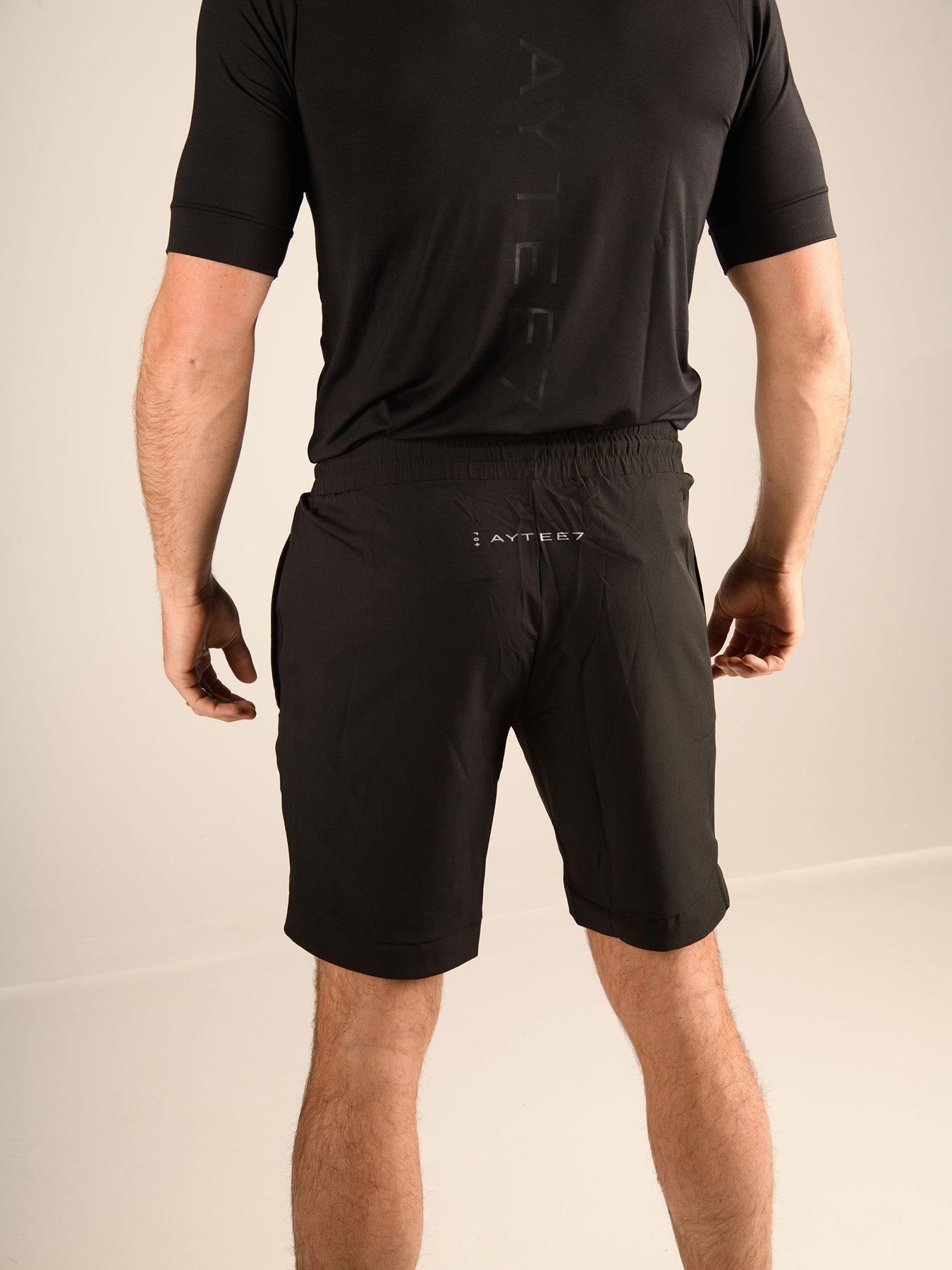 Aytee7 Mens Accelerate Shorts - Black | Very.co.uk