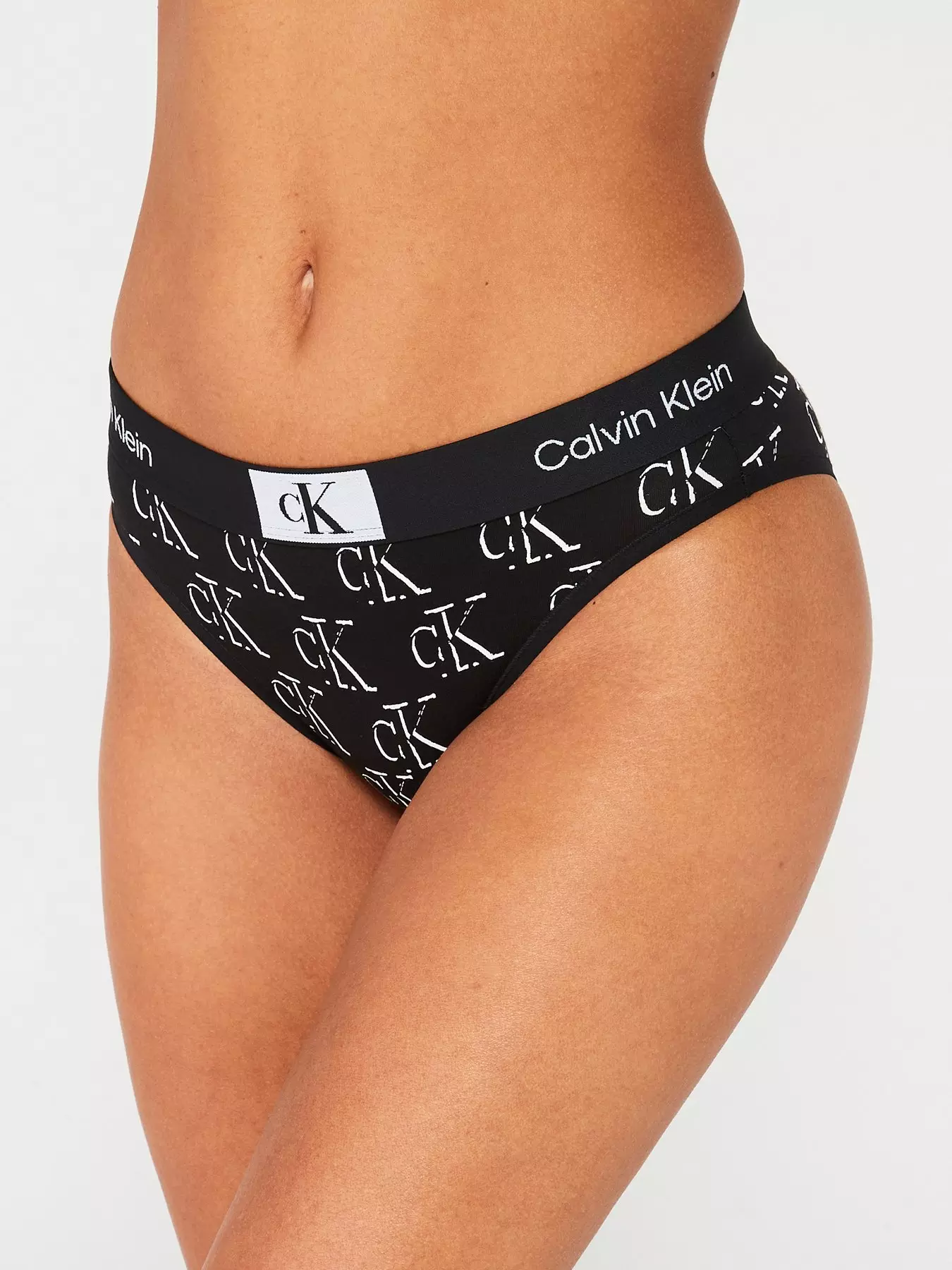 3-Pack CK Calvin Klein Women's Cotton Bikini Brief Panties Underwear Thick  Band