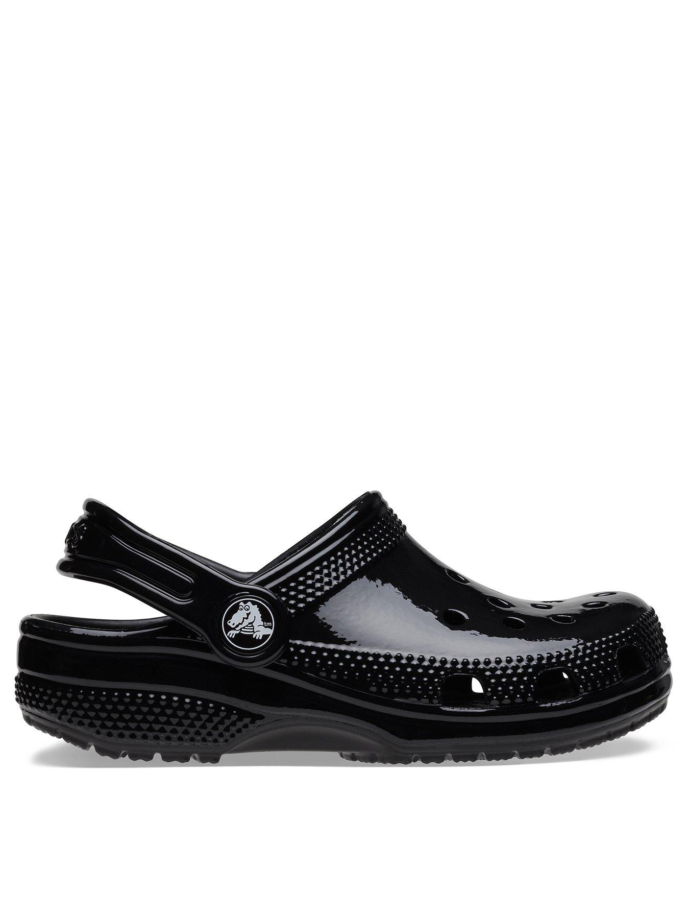 Black crocs clearance kids