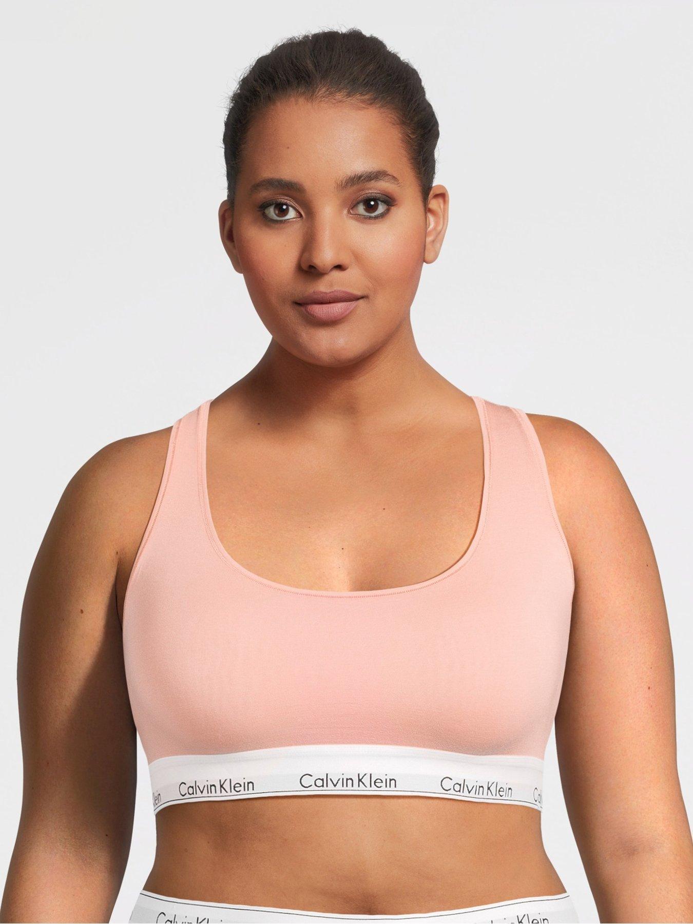 Calvin klein plus size bralette best sale