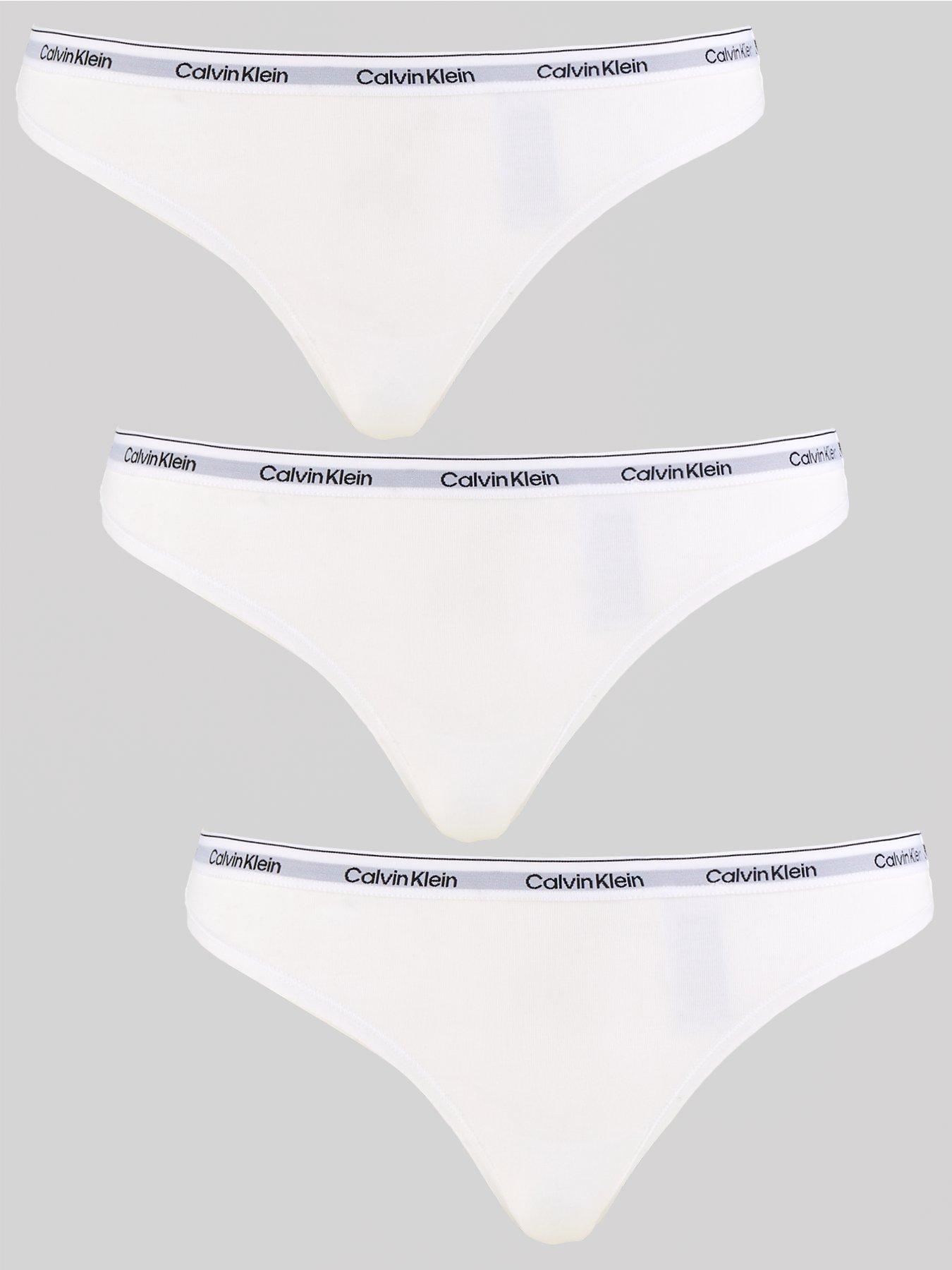 Calvin Klein Curve Modern Cotton Thong - White